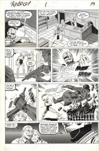 Robocop Issue 1 Page 17 Comic Art